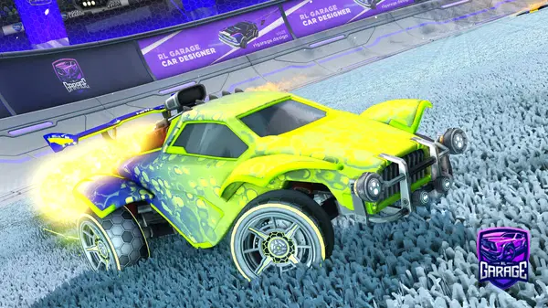 A Rocket League car design from Mxwson