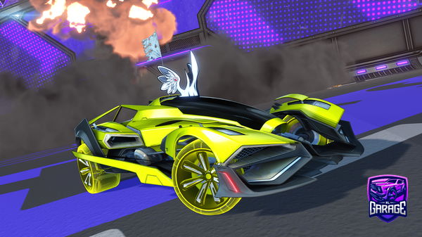 A Rocket League car design from Cryptonium90