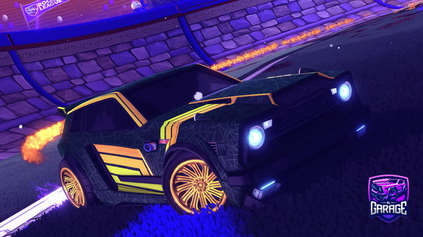 A Rocket League car design from Evound