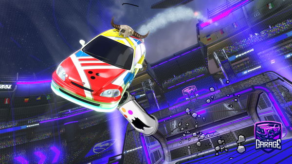 A Rocket League car design from ShAdOwW01f