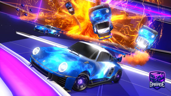 A Rocket League car design from B-A-X-A