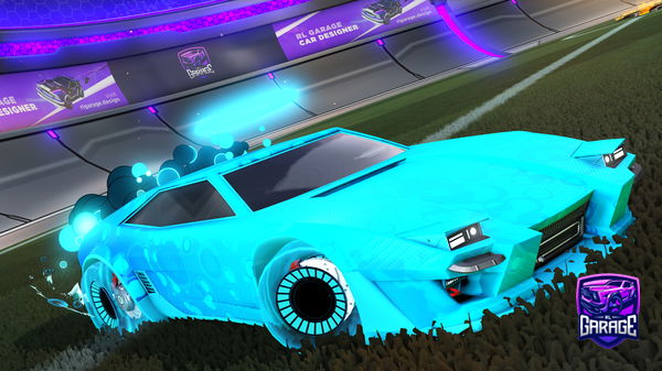 A Rocket League car design from Luviito2