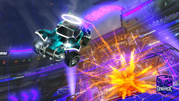 A Rocket League car design from Tisggo