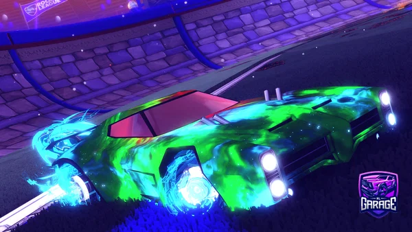 A Rocket League car design from Hudsonite