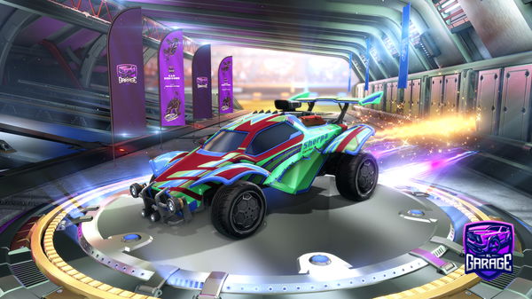 A Rocket League car design from Orangutan15