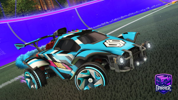A Rocket League car design from Tybaltyh
