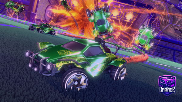 A Rocket League car design from Titanpowe132