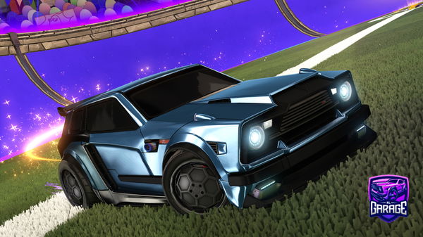 A Rocket League car design from Cat_232477