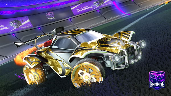 A Rocket League car design from KnowmSayin