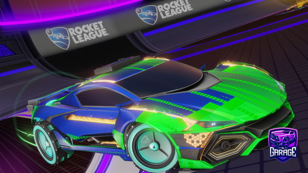 A Rocket League car design from MECHAMAXD-88