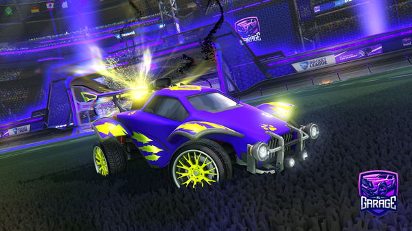 A Rocket League car design from Vxlues