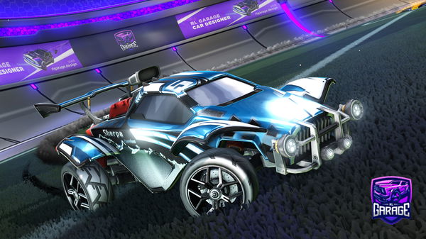A Rocket League car design from Coby_