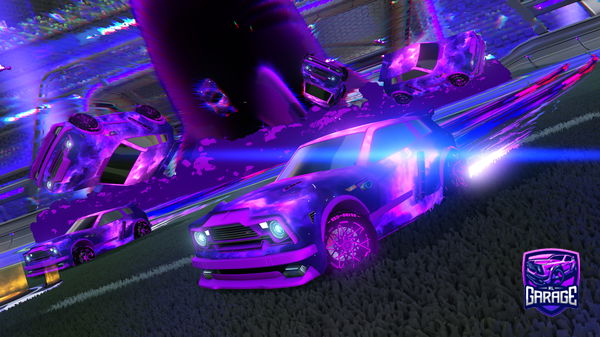 A Rocket League car design from Sparkletastix