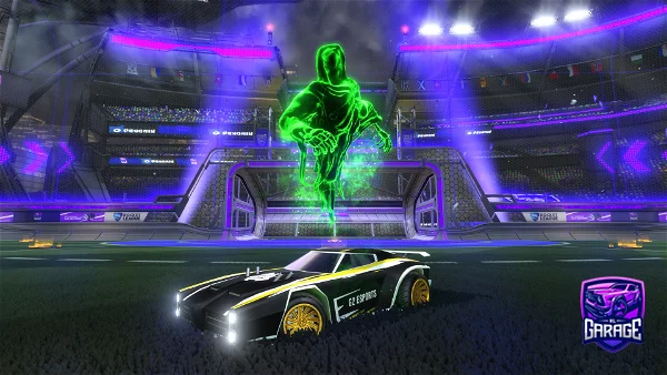 A Rocket League car design from Road_to_black_veloce