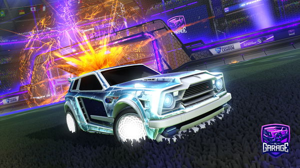 A Rocket League car design from xXcharliesanortXx