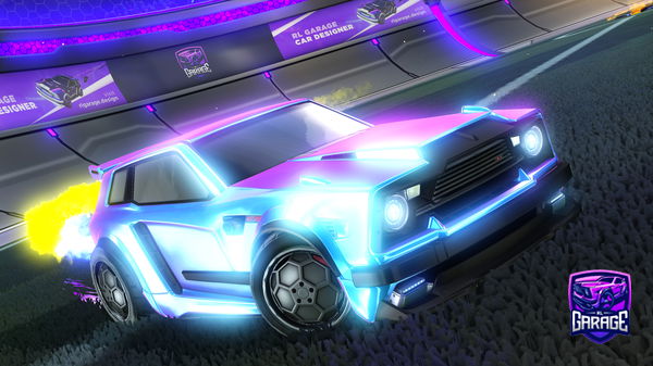 A Rocket League car design from G17_RL