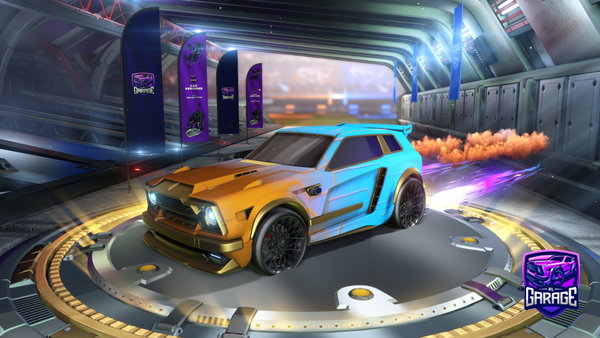 A Rocket League car design from MrBooost
