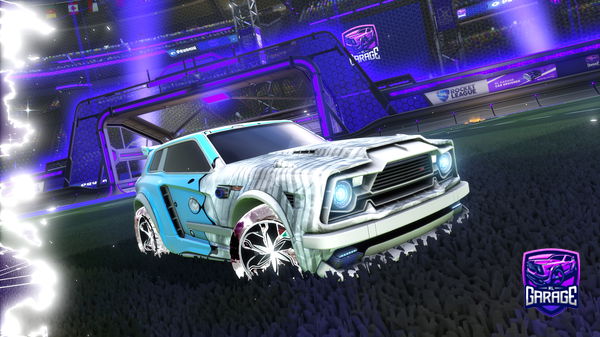 A Rocket League car design from qlpiraa