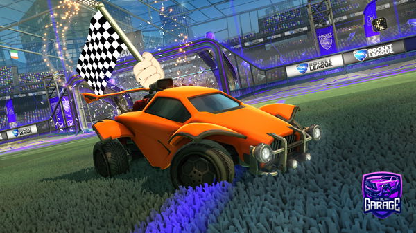 A Rocket League car design from CrispyChip