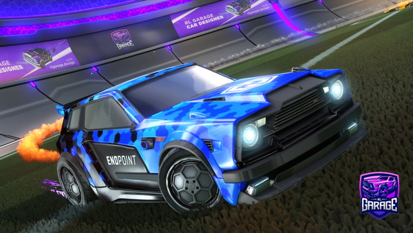 A Rocket League car design from Jittrippinyt
