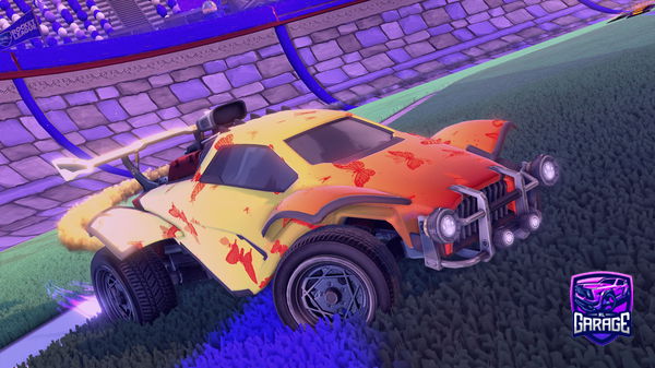 A Rocket League car design from Lugaz