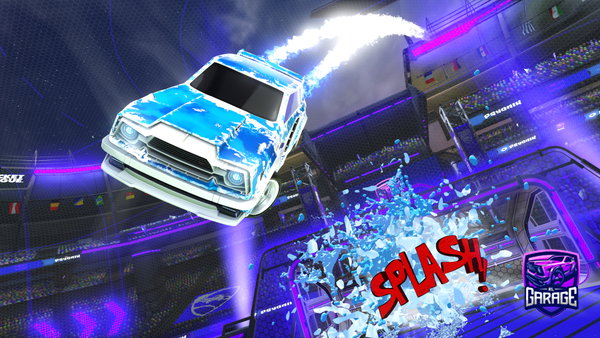 A Rocket League car design from pockled