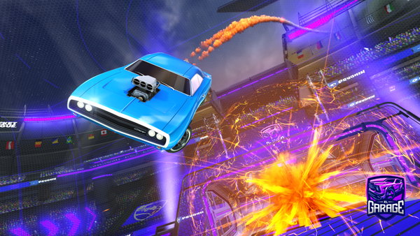 A Rocket League car design from HARDxLIKExCORN
