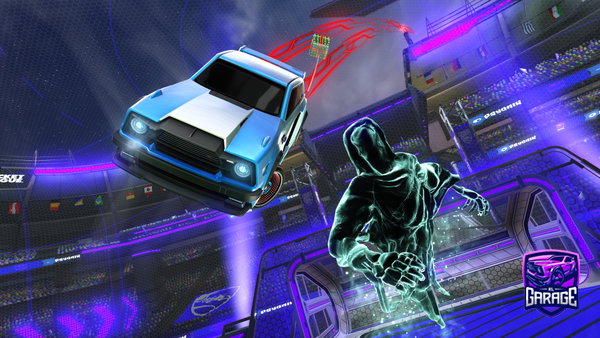 A Rocket League car design from Cryst36