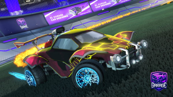 A Rocket League car design from Effalumper
