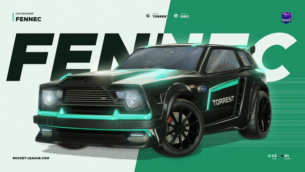 A Rocket League car design from vicegold