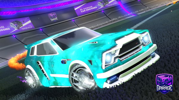 A Rocket League car design from Bananasfc22