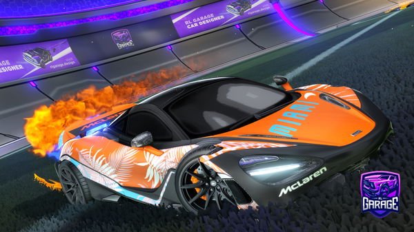 A Rocket League car design from RL-GHOST28