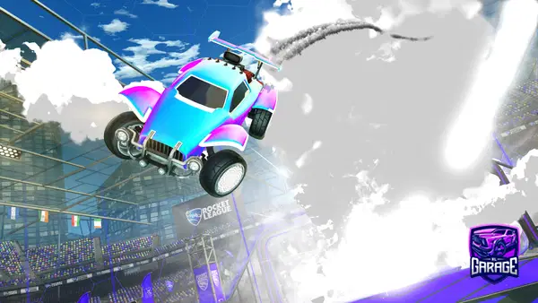A Rocket League car design from WIKASHIwim