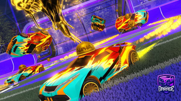 A Rocket League car design from XxLAMETRADERxX