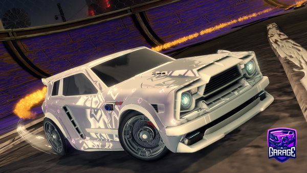 A Rocket League car design from nottesjokolade