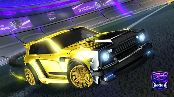 A Rocket League car design from Verrkami