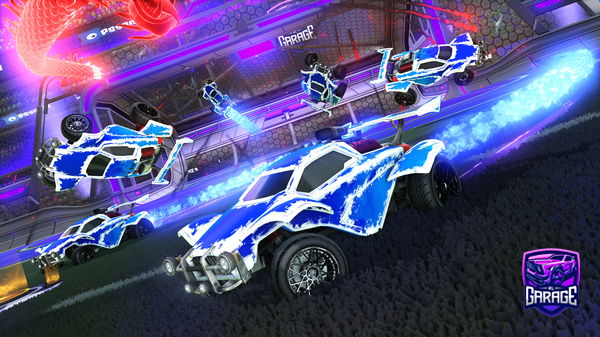 A Rocket League car design from Nustybro