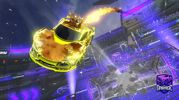 A Rocket League car design from Thiago237