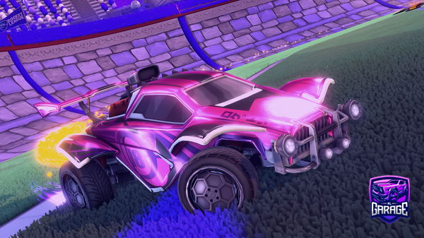 A Rocket League car design from oemblack