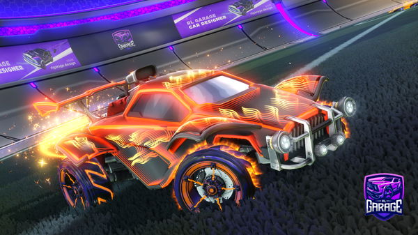 A Rocket League car design from Endless_Knot_19