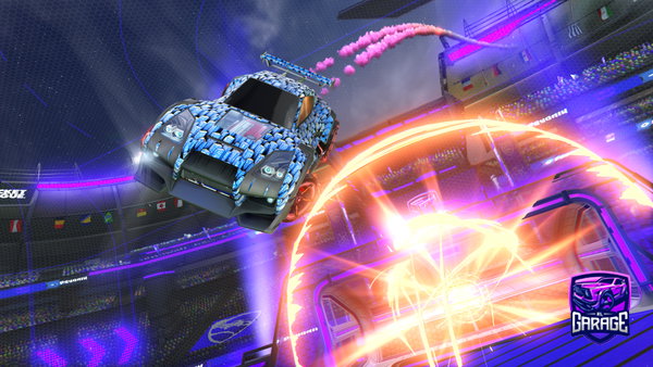 A Rocket League car design from iceman18