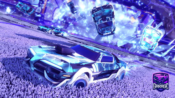 A Rocket League car design from VenomMedia