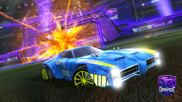 A Rocket League car design from BlackSpyroh