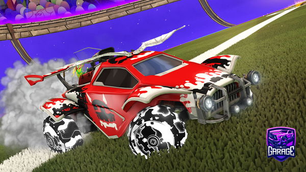 A Rocket League car design from zackperhour