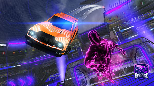 A Rocket League car design from Lucasglenn