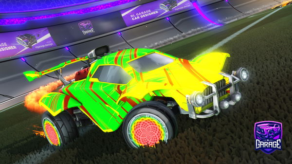 A Rocket League car design from always_12