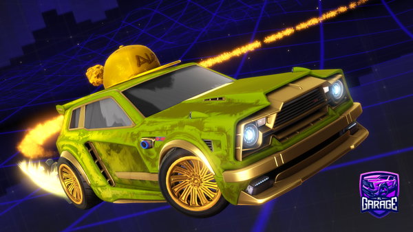 A Rocket League car design from UMARMUFEETH1214