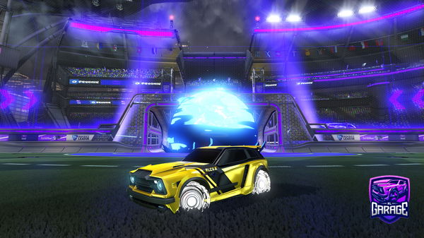 A Rocket League car design from ginbugthegamer