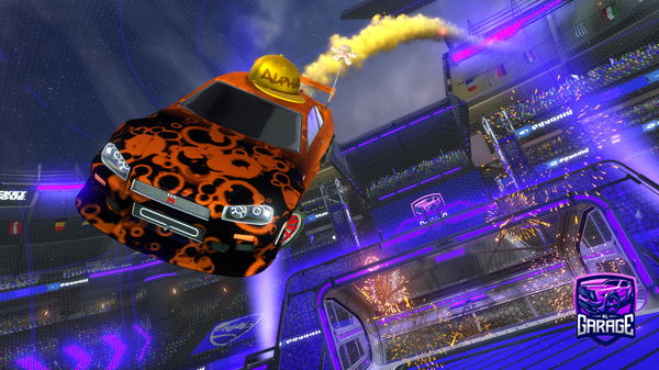 A Rocket League car design from Fhhfu