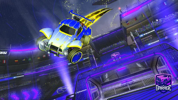 A Rocket League car design from TheRealRubiez